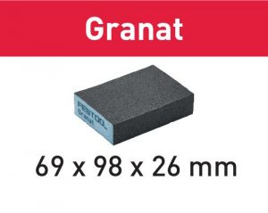 Festool Bloco abrasivo 69x98x26 36 GR/6 Granat