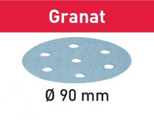 Festool Discos de lixa STF D90/6 P100 GR/100 Granat