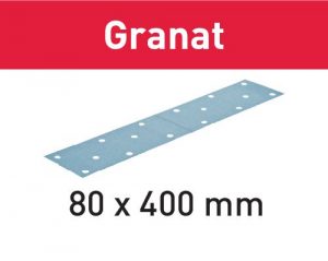 Festool Folhas de lixar STF 80×400 P80 GR/50 Granat