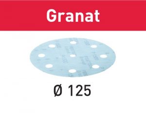 Festool Discos de lixa STF D125/8 P800 GR/50 Granat