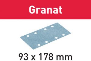 Festool Folhas de lixar STF 93X178 P120 GR/100 Granat