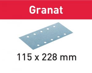 Festool Folhas de lixar STF 115X228 P180 GR/100 Granat