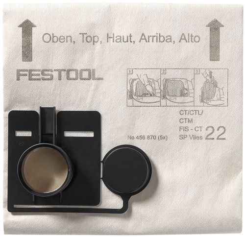 Festool Saco de filtragem FIS-CT 44 SP VLIES/5
