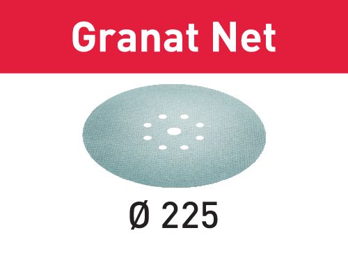 Festool Lixa de rede STF D225 P400 GR NET/25 Granat Net