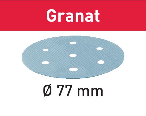 Festool Discos de lixa STF D 77/6 P1500 GR/50 Granat