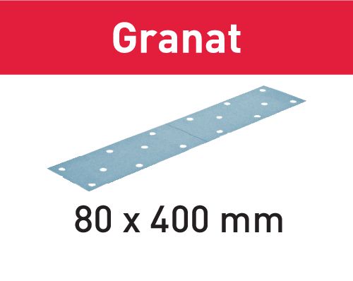 Festool Folhas de lixar STF 80X400 P100 GR/50 Granat
