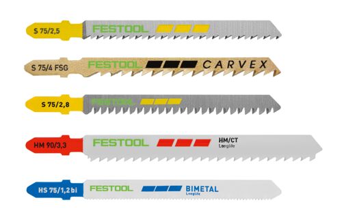 Festool Kit de lâminas de serra tico-tico STS-Sort/21 W/P/M
