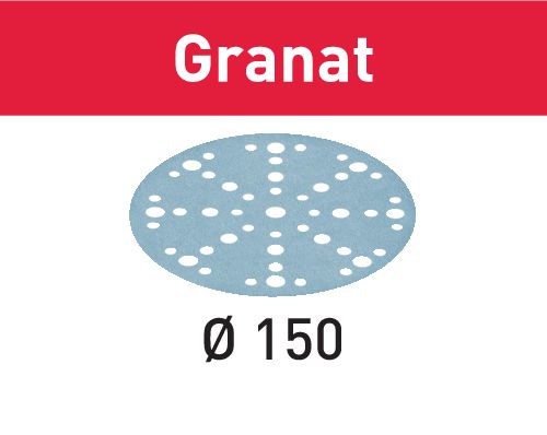 Festool Discos de lixa STF D150/48 P220 GR/10 Granat