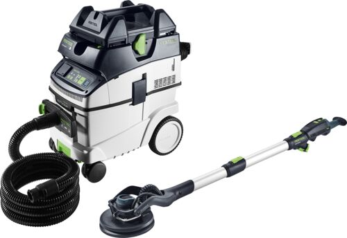 Festool Conjunto de lixadora de braço extensível e de aspirador PLANEX LHS 2 225 EQI/CTL 36-Set