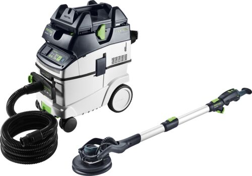 Festool Conjunto de lixadora de braço extensível e de aspirador PLANEX LHS 2 225 EQI/CTM 36-Set