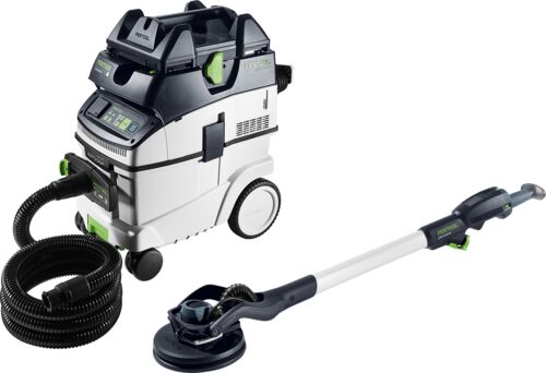 Festool Conjunto de lixadora de braço extensível e de aspirador PLANEX LHS 2-M 225 EQ/CTL 36-Set
