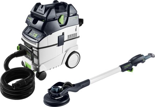 Festool Conjunto de lixadora de braço extensível e de aspirador PLANEX LHS 2-M 225 EQ/CTM 36-Set