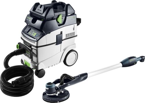 Festool Conjunto de lixadora de braço extensível e de aspirador PLANEX LHS-E 225/CTL 36-Set