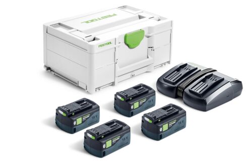 Festool Kit de energia SYS 18V 4xHP5,0/TCL6DUO