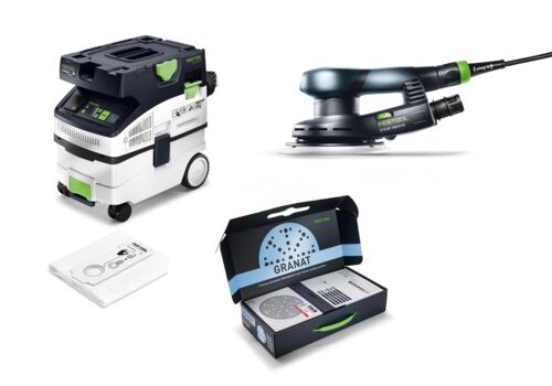 Festool Conjunto combinado sem pó CTM MIDI/ETS EC/GR/FIS